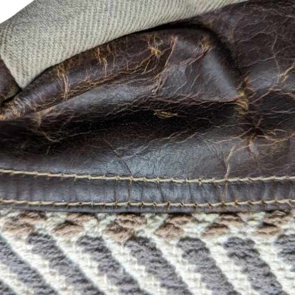 MYRA Blue Chip Recycled Military Tent Shoulder Bag - Picture 7 of 15